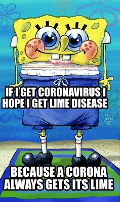 if-i-get-coronavirus-i-hope-i-get-lime-disease-because-a-corona-always-gets-its-