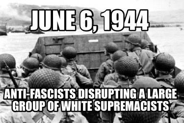 june-6-1944-anti-fascists-disrupting-a-large-group-of-white-supremacists