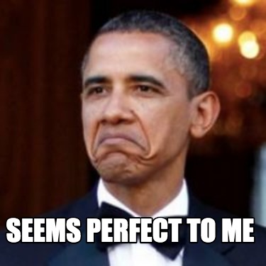 Meme Creator - Funny Seems perfect to me Meme Generator at MemeCreator.org!