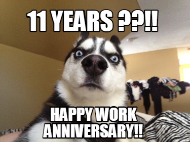 11 Year Work Anniversary Meme