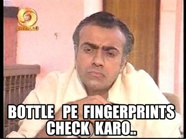 bottle-pe-fingerprints-check-karo