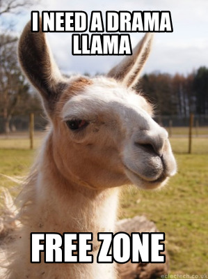 i-need-a-drama-llama-free-zone