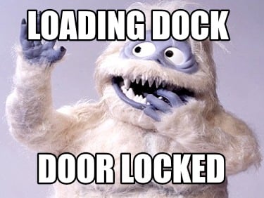 loading-dock-door-locked