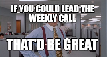 if-you-could-lead-the-weekly-call-thatd-be-great