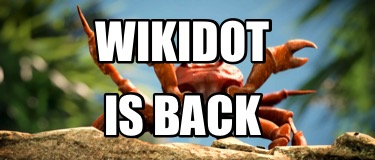 wikidot-is-back