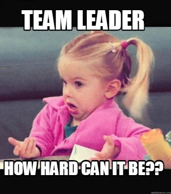 team-leader-how-hard-can-it-be