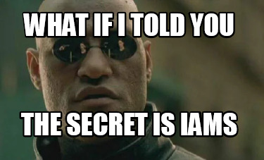 what-if-i-told-you-the-secret-is-iams