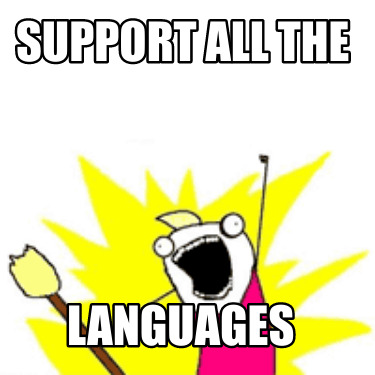 support-all-the-languages
