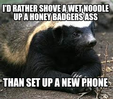 id-rather-shove-a-wet-noodle-up-a-honey-badgers-ass-than-set-up-a-new-phone