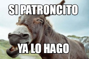 si-patroncito-ya-lo-hago