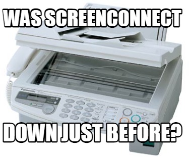 was-screenconnect-down-just-before