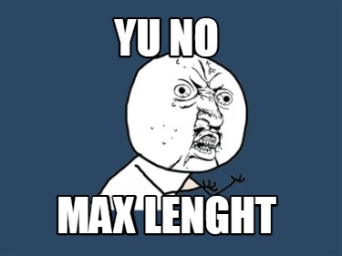 yu-no-max-lenght