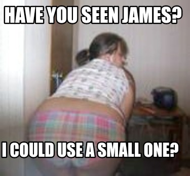 have-you-seen-james-i-could-use-a-small-one