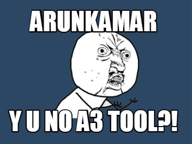 arunkamar-y-u-no-a3-tool