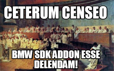 ceterum-censeo-bmw-sdk-addon-esse-delendam
