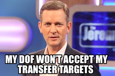 my-dof-wont-accept-my-transfer-targets