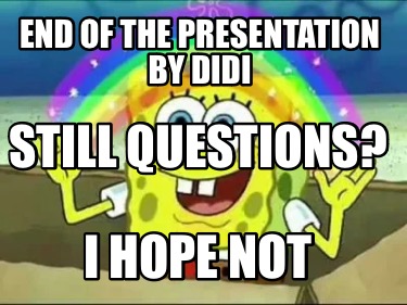 this is the end of our presentation meme
