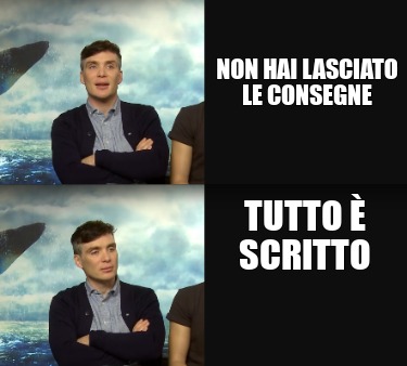 non-hai-lasciato-le-consegne-tutto-scritto