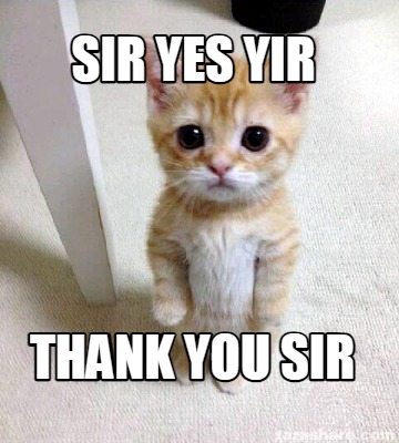 Meme Creator - Funny sir yes yir thank you sir Meme Generator at ...