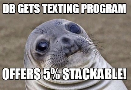 db-gets-texting-program-offers-5-stackable