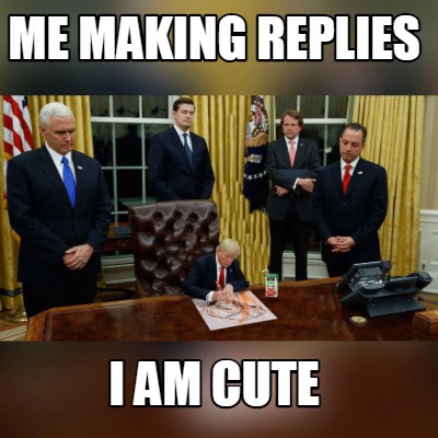 me-making-replies-i-am-cute