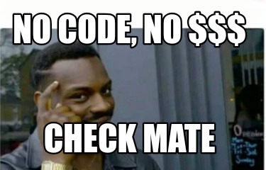 no-code-no-check-mate