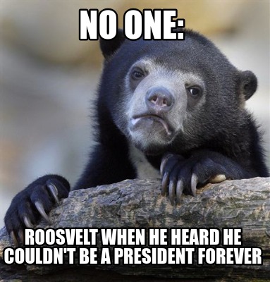 no-one-roosvelt-when-he-heard-he-couldnt-be-a-president-forever