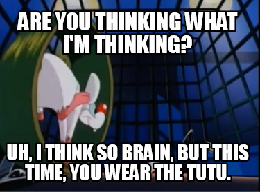 are-you-thinking-what-im-thinking-uh-i-think-so-brain-but-this-time-you-wear-the
