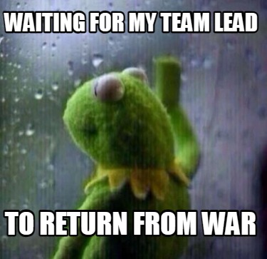 waiting-for-my-team-lead-to-return-from-war