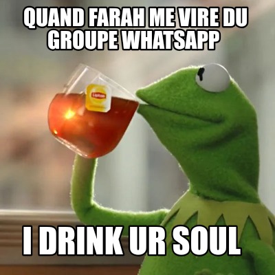 quand-farah-me-vire-du-groupe-whatsapp-i-drink-ur-soul