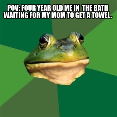 pov-four-year-old-me-in-the-bath-waiting-for-my-mom-to-get-a-towel