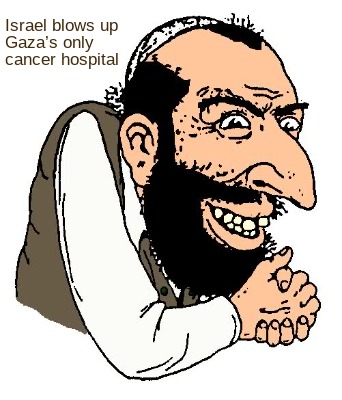israel-blows-up-gazas-only-cancer-hospital