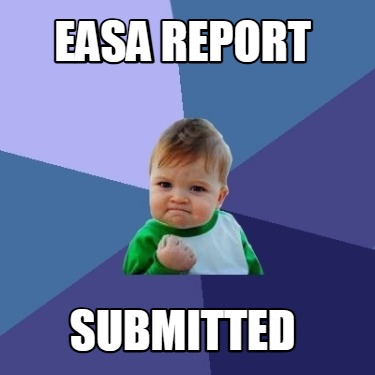 easa-report-submitted