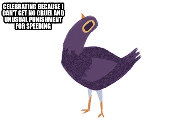 celebrating-because-i-cant-get-no-cruel-and-unusual-punishment-for-speeding