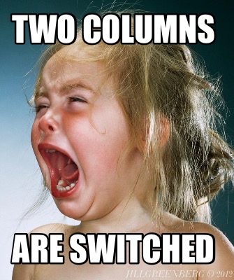 two-columns-are-switched
