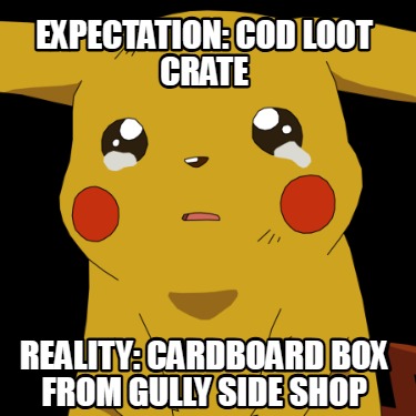 expectation-cod-loot-crate-reality-cardboard-box-from-gully-side-shop