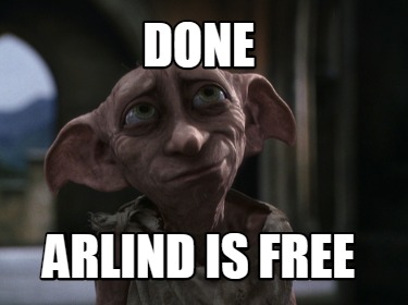 done-arlind-is-free