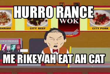 hurro-rance-me-rikey-ah-eat-ah-cat