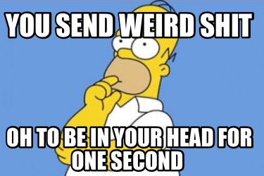 you-send-weird-shit-oh-to-be-in-your-head-for-one-second