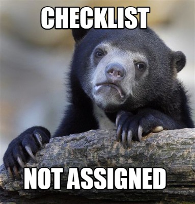 checklist-not-assigned