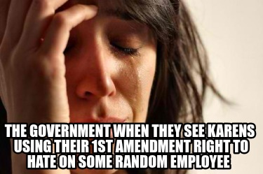 the-government-when-they-see-karens-using-their-1st-amendment-right-to-hate-on-s
