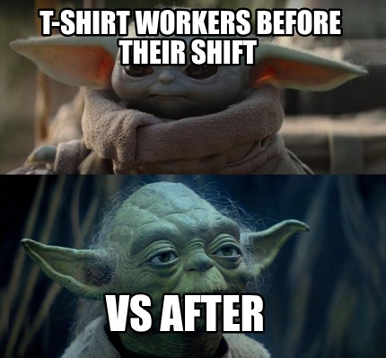 t-shirt-workers-before-their-shift-vs-after