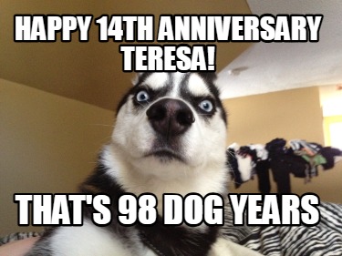 happy-14th-anniversary-teresa-thats-98-dog-years