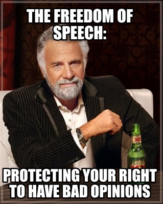 the-freedom-of-speech-protecting-your-right-to-have-bad-opinions