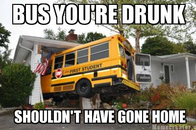 meme creator bus you're drunk shouldn't have gone home meme 592023 meme creator bus you're drunk shouldn't have gone home meme