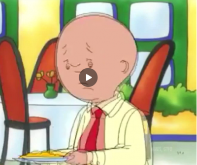 Funny Caillou Meme Face